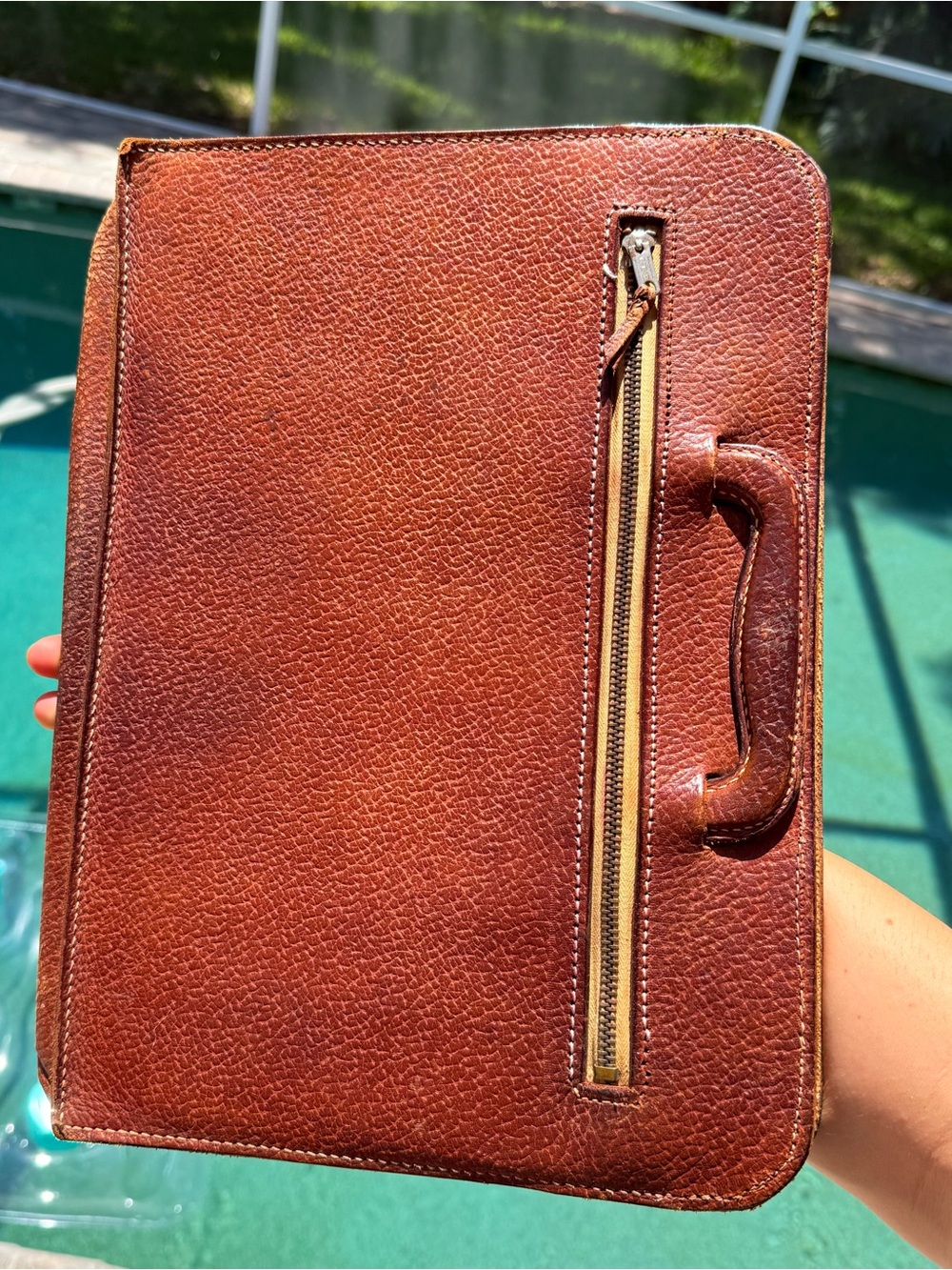 Vintage Leather Briefcase Bag